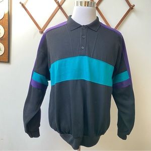 Vintage 1990s Colorblock Sweatshirt